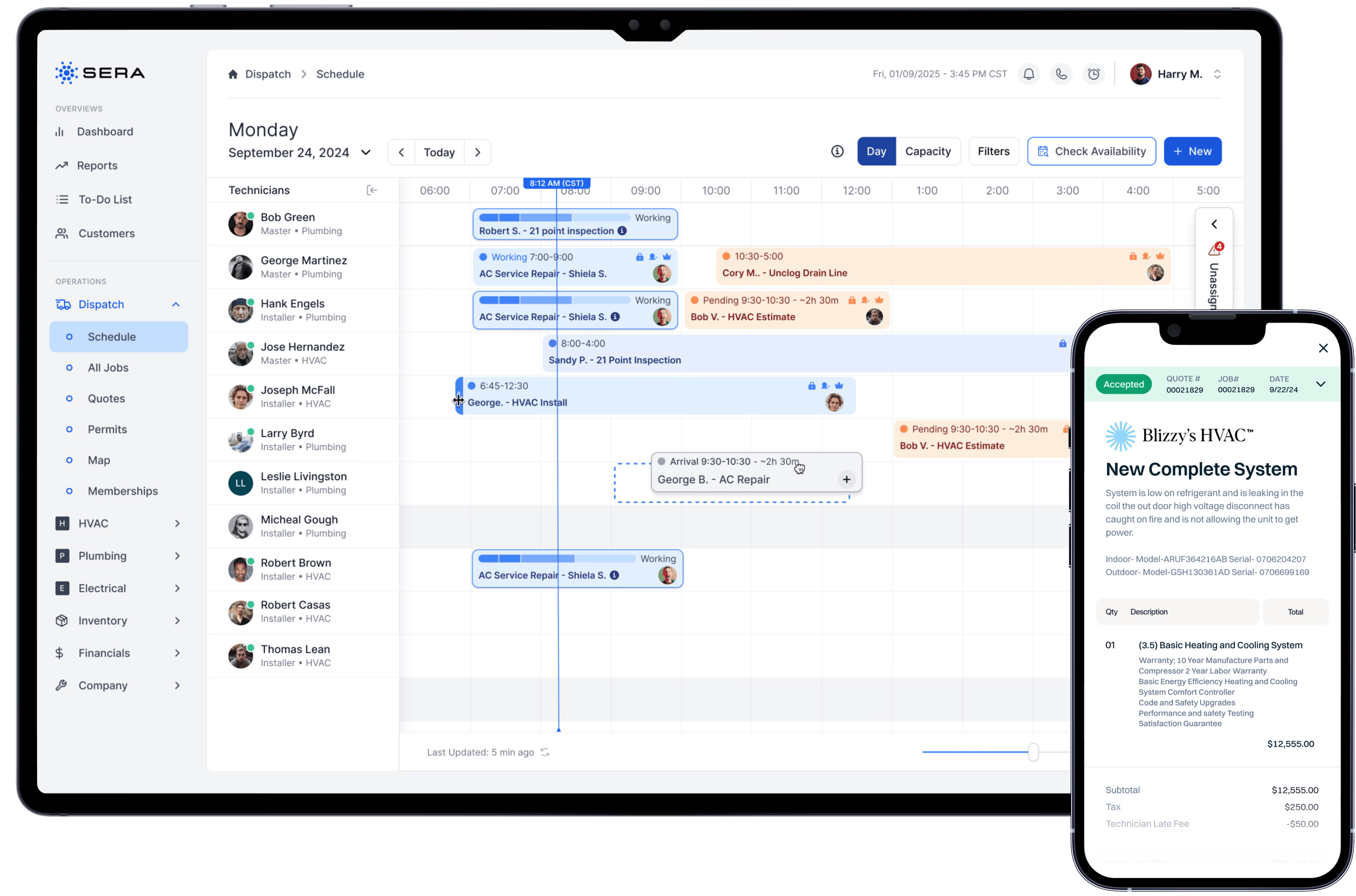 Field Service Management Software for Contractors | Sera