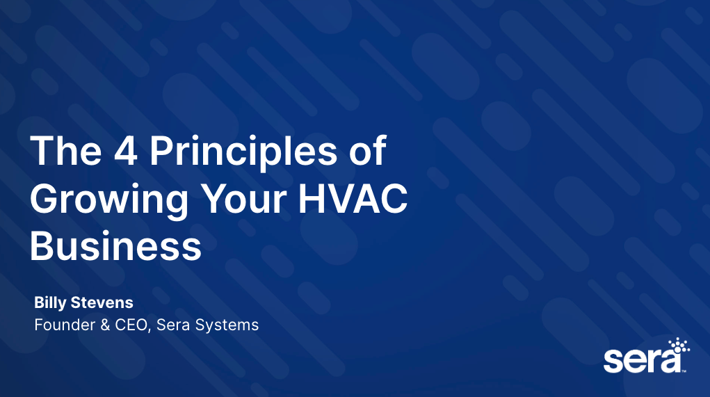 The 4 Principles of Growing Your HVAC Business